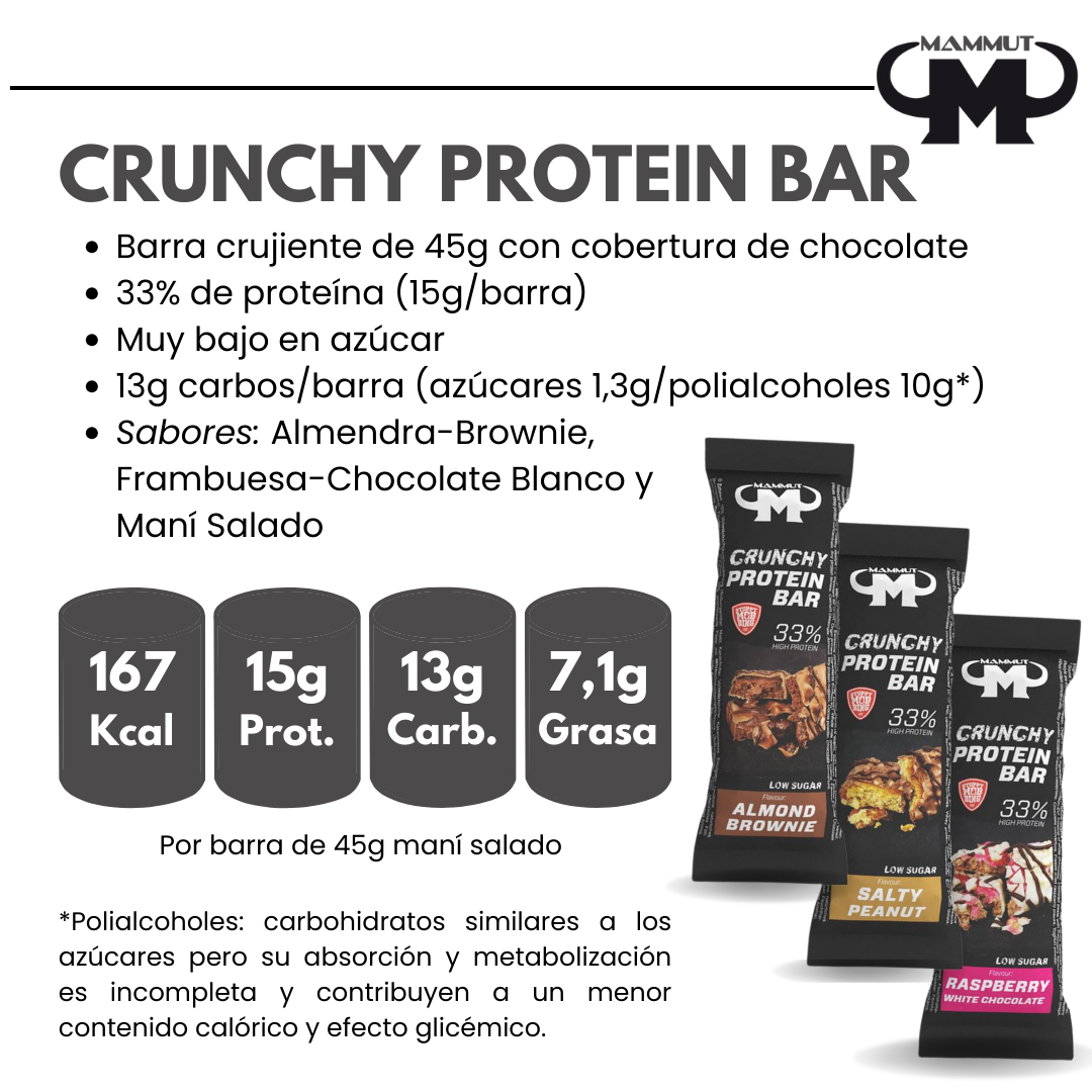 MAMMUT CRUNCHY Protein Bar 45g
